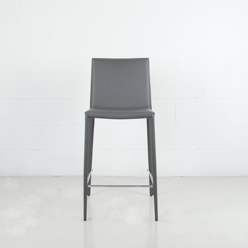 Kurland Sperazza Leather 25.5" Counter Stool, Oxford