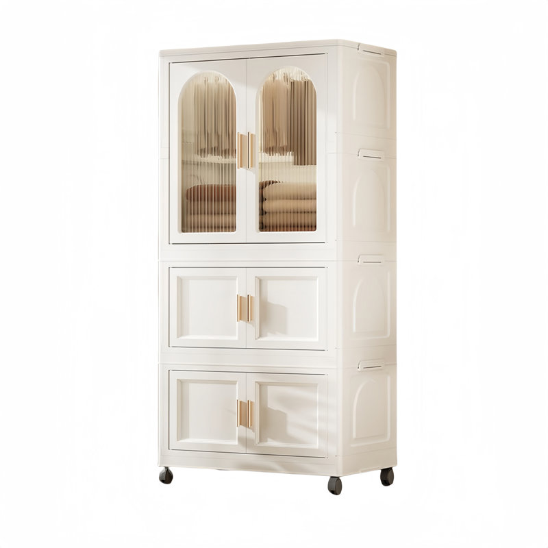 Grande armoire pliante latérale 25,59 po