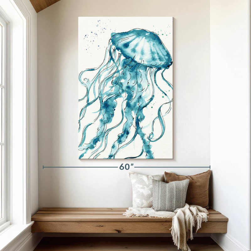 Brampt Deep Sea II V2 Teal, 51" H x 34" W