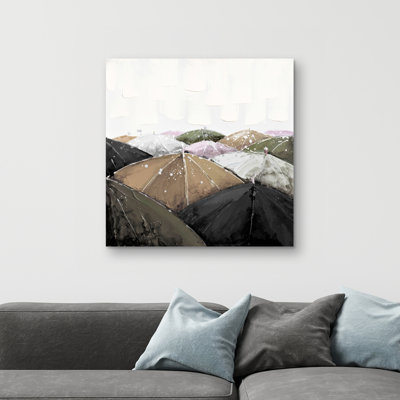 Spring showers - 32"x32" art on canvas
