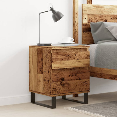 Alicianna 40cm W Manufactured Wood Bedside Table