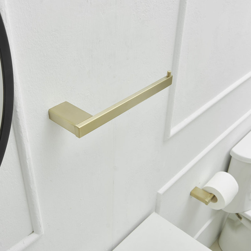 Ensemble de quincaillerie de salle de bain 5 pièces en acier inoxydable, Or brossé