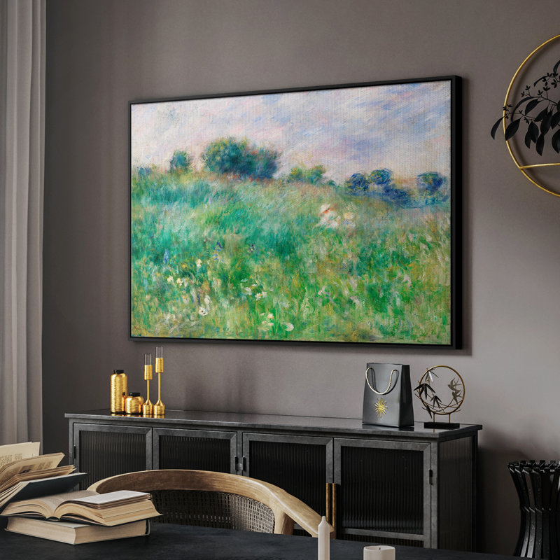 «Vintage Landscape - XXIX» sur toile, Noir, H 27 po x l 41 po
