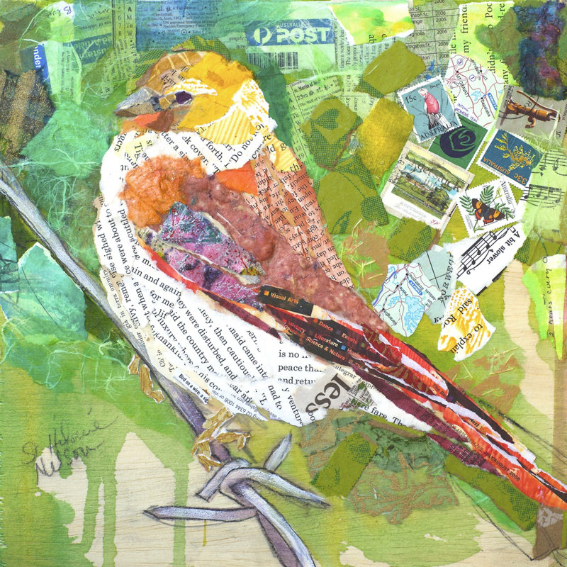 Signes du printemps IV, H 20 po x l 20 po x P 1,25 po