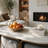 Mira 30.7" Modern Oval Wooden Coffee Table  with 2 Hidden Stools-2106772793