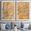 " Yellow Marble I " 2 - Pieces Painting Print-194934953-194934952