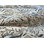 Rideaux à imprimé feuilles bleu marine et brun clair
