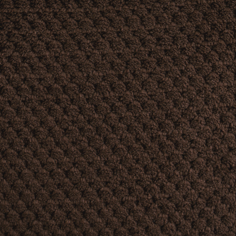 Canapé inclinable électrique 3 places Xannon, Mélange de polyester brun