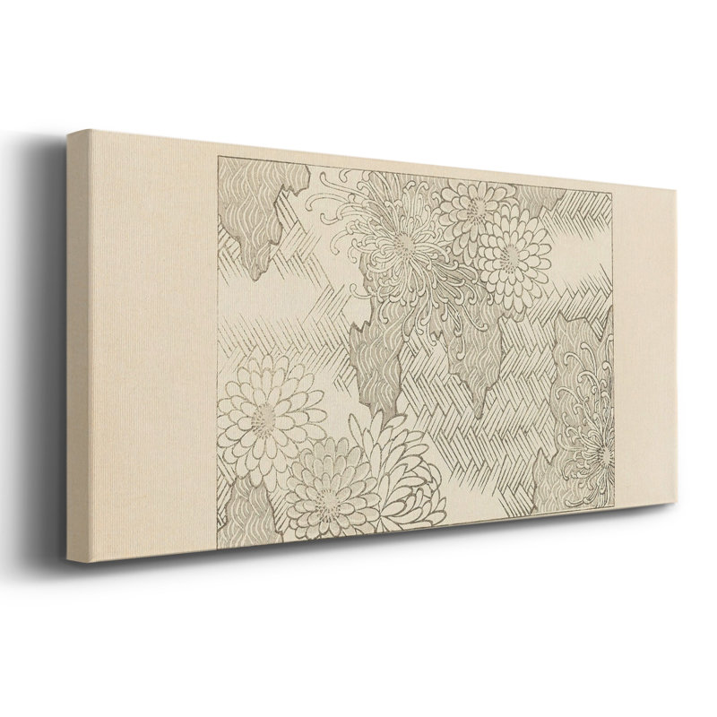 Série abstraite-CM XXXII - Toile tendue avec châssis - Prêt à accrocher, H 16 po x l 40 po