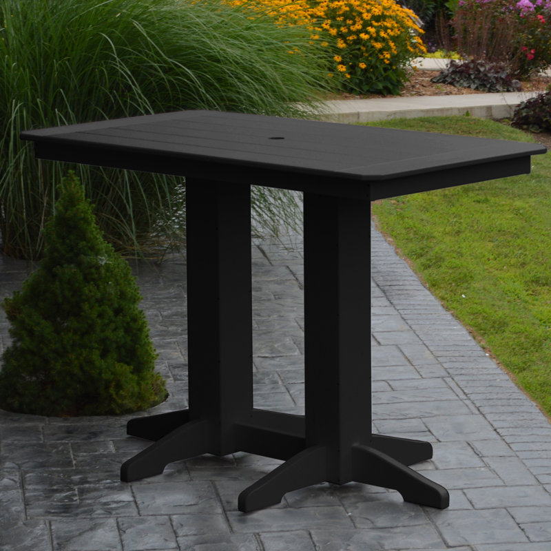 Table de salle à manger Nettie, Noir, l 33 po x L 60 po x H 42 po