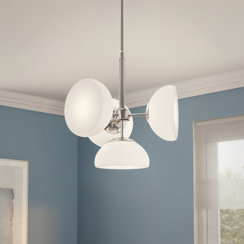 4 - Light Dimmable Sputnik Sphere Chandelier