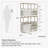 Goldie Modern Bookcase Room Divider