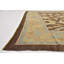 Tapis de zone en laine beige/beige/bleu 10 pi 5 po x 15 pi one-of-kind à la main noué la Mehdi