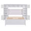 Lit en bois avec armoire et tablette tout-en-un-241795408