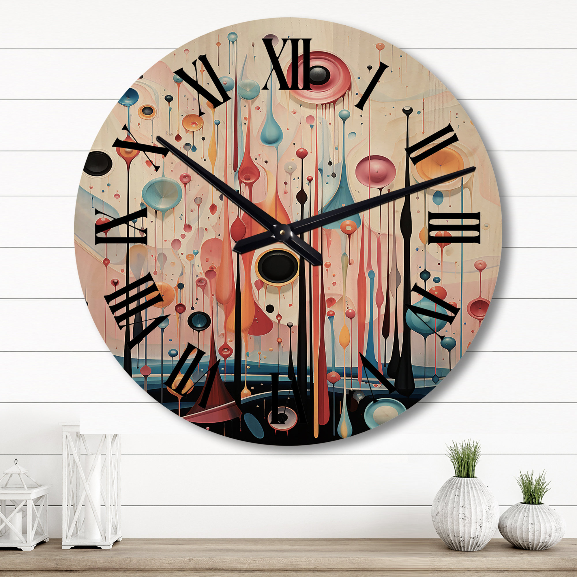 East Urban Home Crystalline Consciousness Retro Pastel I - Abstract ...