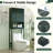66'' Over the Toilet Storage Cabinet w/Fluted Doors Adjustable Shelf & Bottom Bar Green-615045936