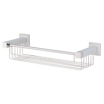 53418 - Chrome wavy shower caddy