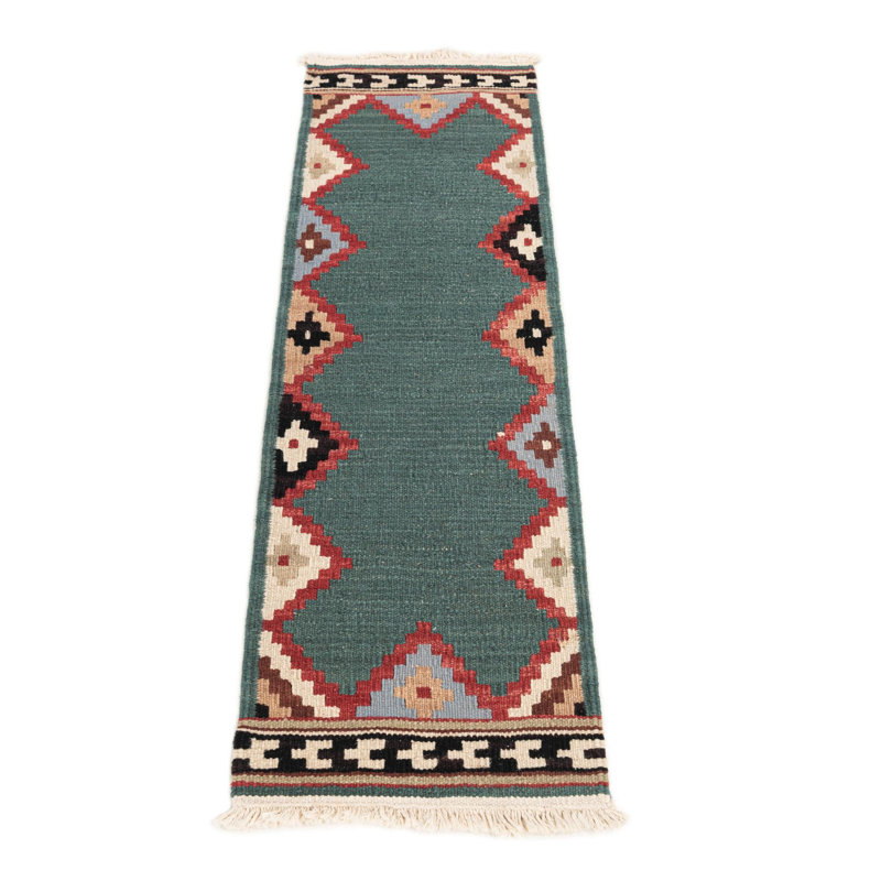 Tapis de couloir vert Murtagh