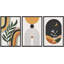 Ensemble d'art moderne Midho Century Boho IDÉE4WALL-72967140-72967141
