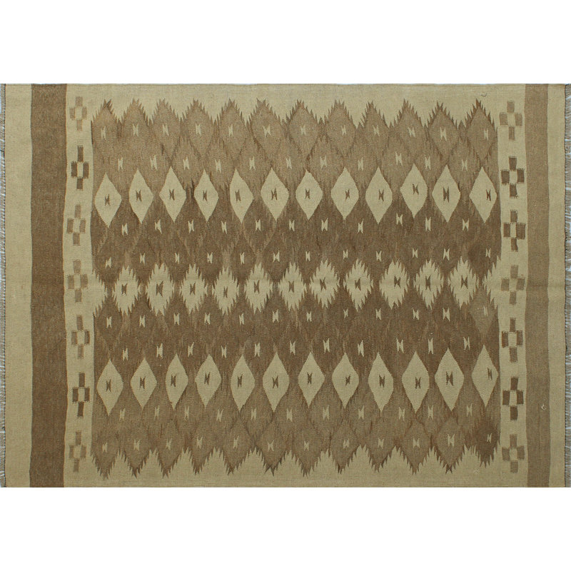 Benge Wool Geometric Indoor Rug