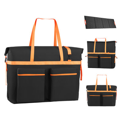 Sac de rangement pour 5 panneaux solaires pliables de 300 W, étanche grâce à sa cage de Faraday et son système de blocage du signal. Léger et portable, il est idéal pour le camping et les voyages en camping-car.
