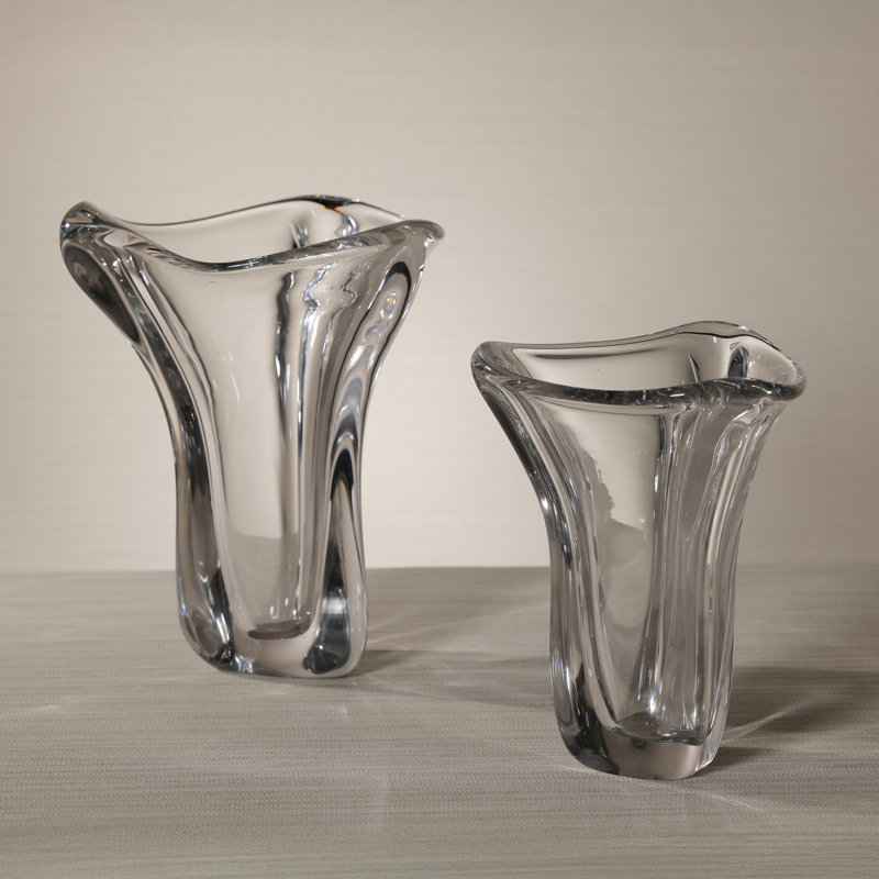 Vase en verre soufflé St. Martin, 10,5 po x 13,5 po