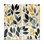 Modern Leaf Patterns - Blue Bohemian & Eclectic Wall Art
