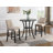 Durst Round Metal Base Dining Table-828378394-812876720