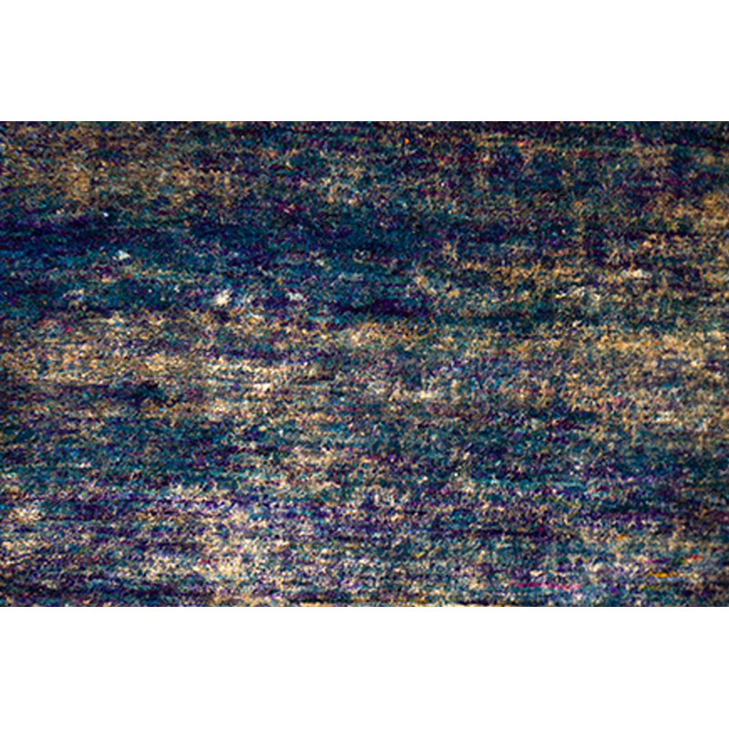 Silk Area Rug in Blue