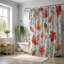 Rideau de douche standard 1 pièce Cornew Falling Leaves-1542675538