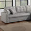 Canapé modulaire en similicuir convertible