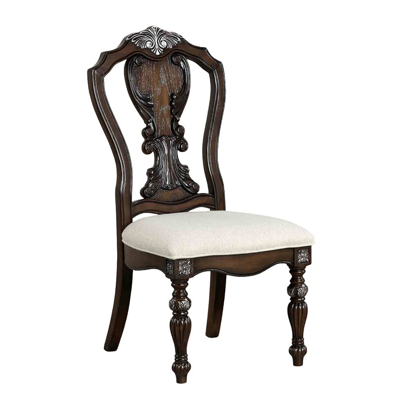 Chaise d'appoint 2 pièces Traditional Style Corbels