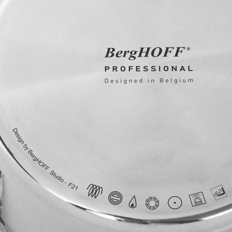 Professional 9.5" Stainless Steel Stockpot with Basket Insert, 8qt