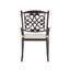 Chaise de patio empilable avec coussin-84938656