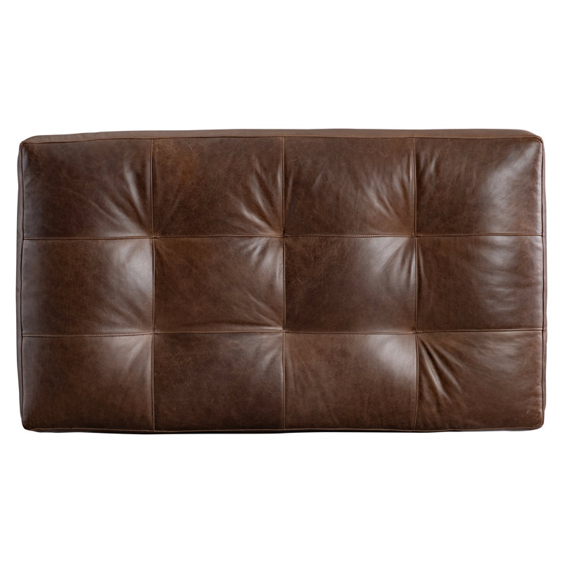 Bernhardt Nest Leather Ottoman