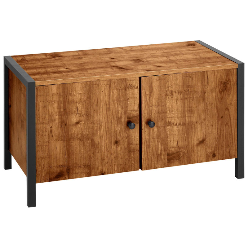 Killingworth 4 Pair Shoe Storage Bench, Oak