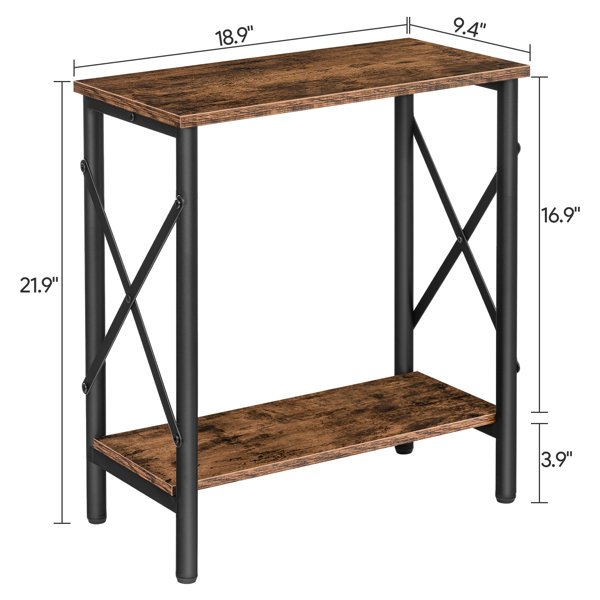 19.9'' Tall Small End Table 17 Stories