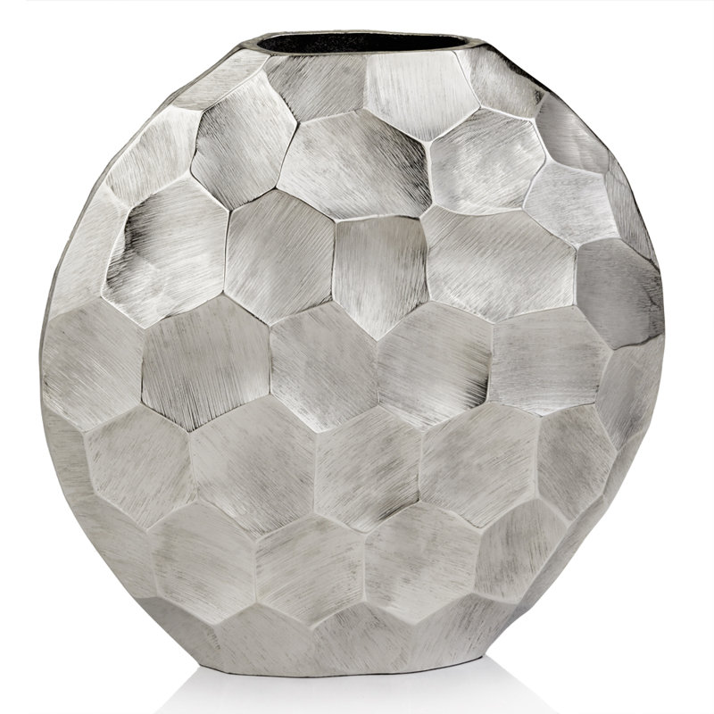 Vase de table en aluminium 12 "Zayyan