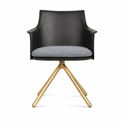 Briancon Stick Swivel Arm Chair