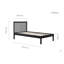 Leza Double (4'6) Bed Frame-86314211