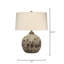 Magma CeramicTable Lamp, Volcanic Brown