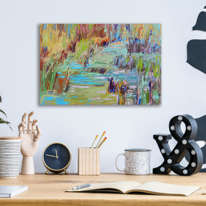 " Winding Through " by Jane Schmidt, 12" H x 16" W