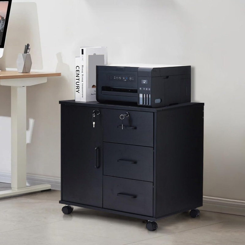 File Cabinet, Black