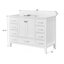 Meuble-lavabo autoportant 60 po avec comptoir simple en bois massif 60 po-1268903724-1268903714