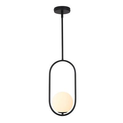 Luminaire suspendu sphérique moderne d'intérieur