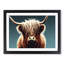 Highland Cow Portrait Vol.4 - Framed Print-37582329-37582330