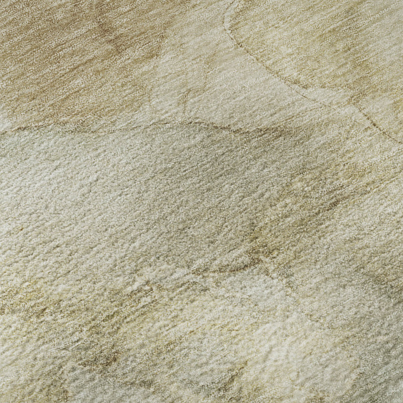Premium Machine Washable Mayfield AMF2018 Abstract Rug, Beige, 9' x 12'