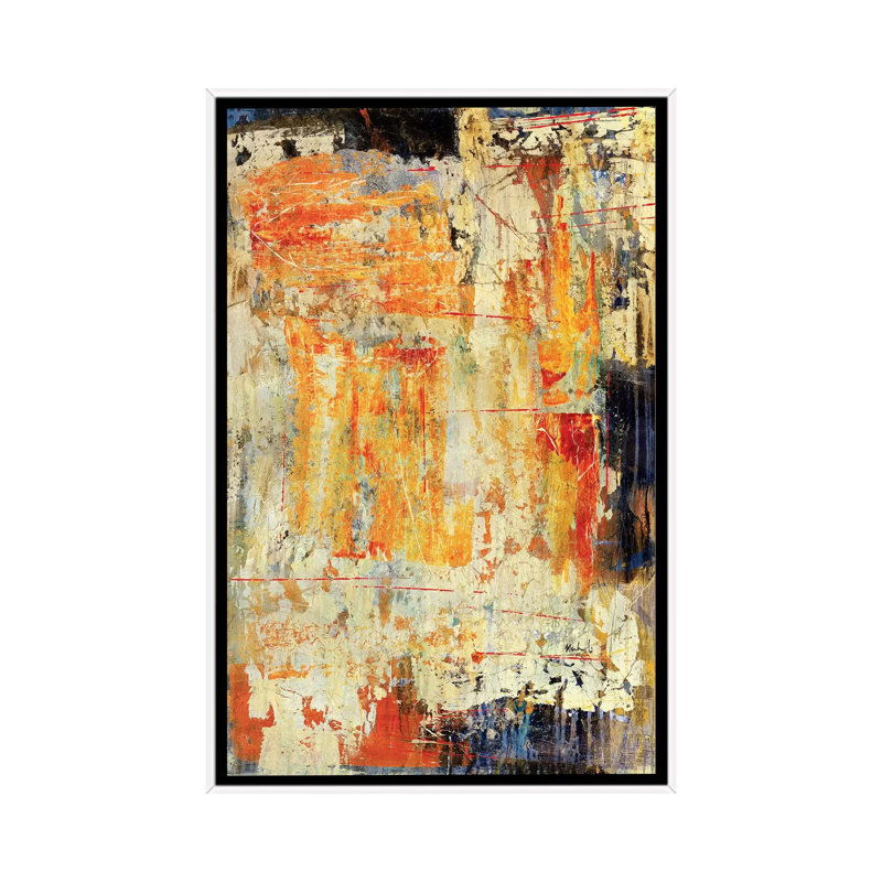Jaipur - Painting on Canvas, White Framed, 152.5 cm H x 101.5 cm W