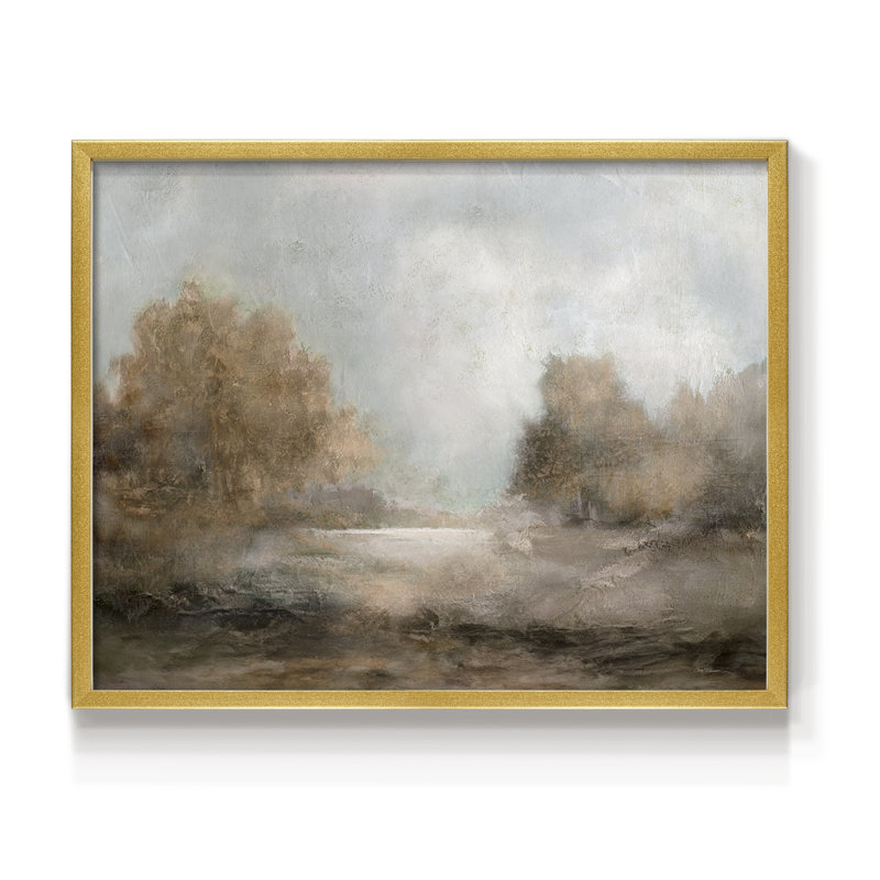 Creekside Stillness -Framed Print - Restickable, 22" H x 28" W