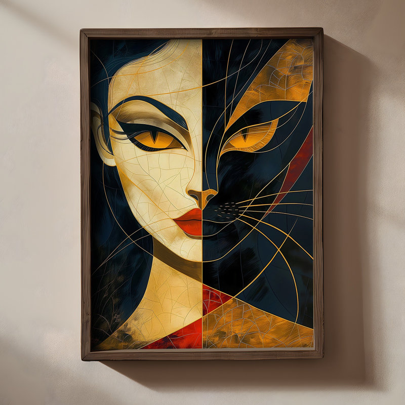 Elegant Decorative Framed MDF Painting, 19.7 x 27.6 x 0.1 inches | 100% MDF (3 mm Thick) with 100% Pine Wood Frame | UV Printed Art for Home Décor, Ideal for Living Room, Office & Gallery Wall Display